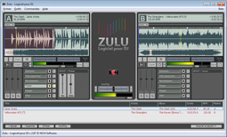 Petite capture d'écran de Zulu, logiciel pour DJ