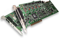 A 2 line professional telephony board