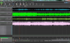 Capture d'écran de MixPad logiciel d'enregistrement et de mixage multipiste