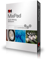 Oprima aquí para descargar MixPad, software mezclador de audio multipista