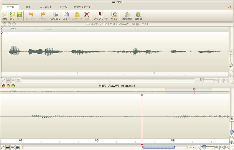WavePad音声編集ソフト【Mac版】 17.97 full